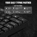 Intex Rise (Corona S) IT-KB333 USB Wired Keyboard (Black)