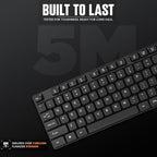 Intex Rise (Corona S) IT-KB333 USB Wired Keyboard (Black)