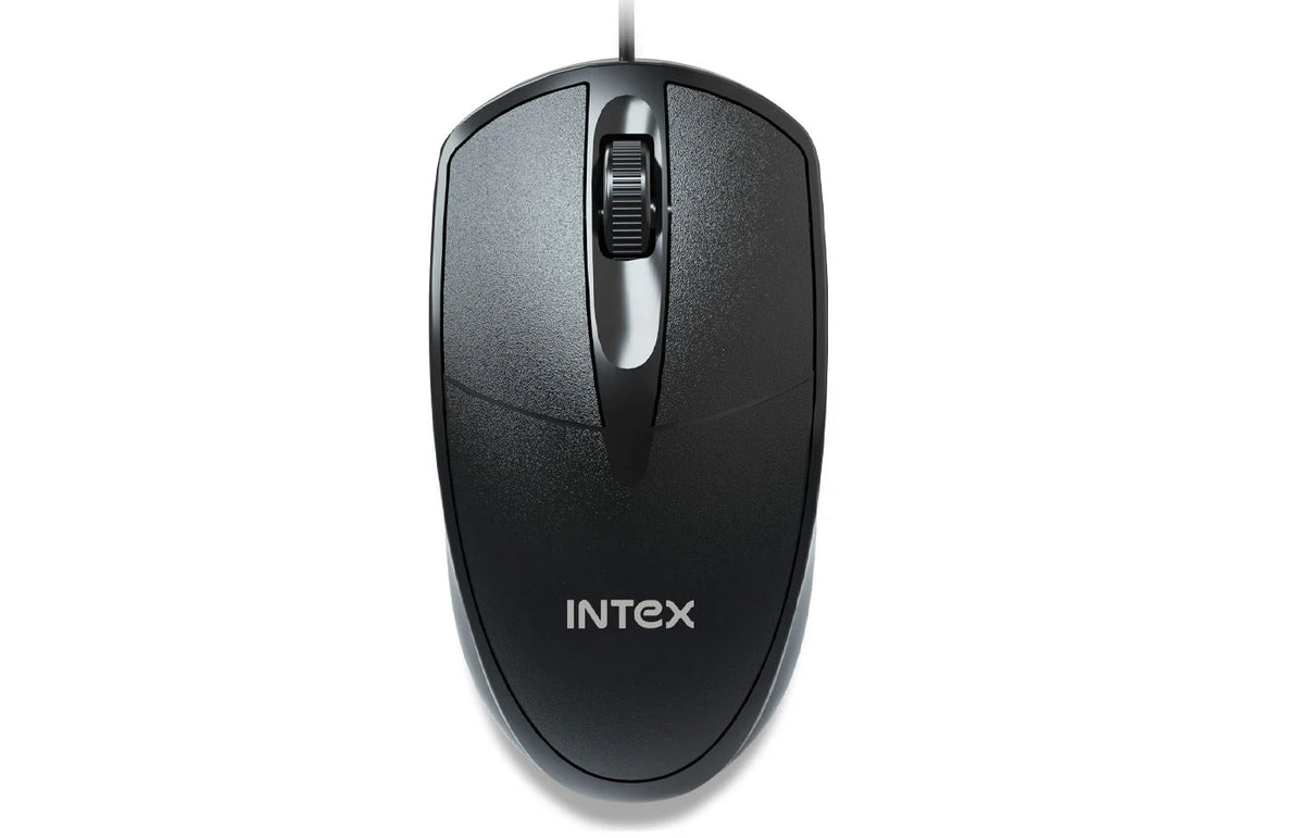 Intex Eco - 6 Plus USB Wired Optical Mouse (Black)