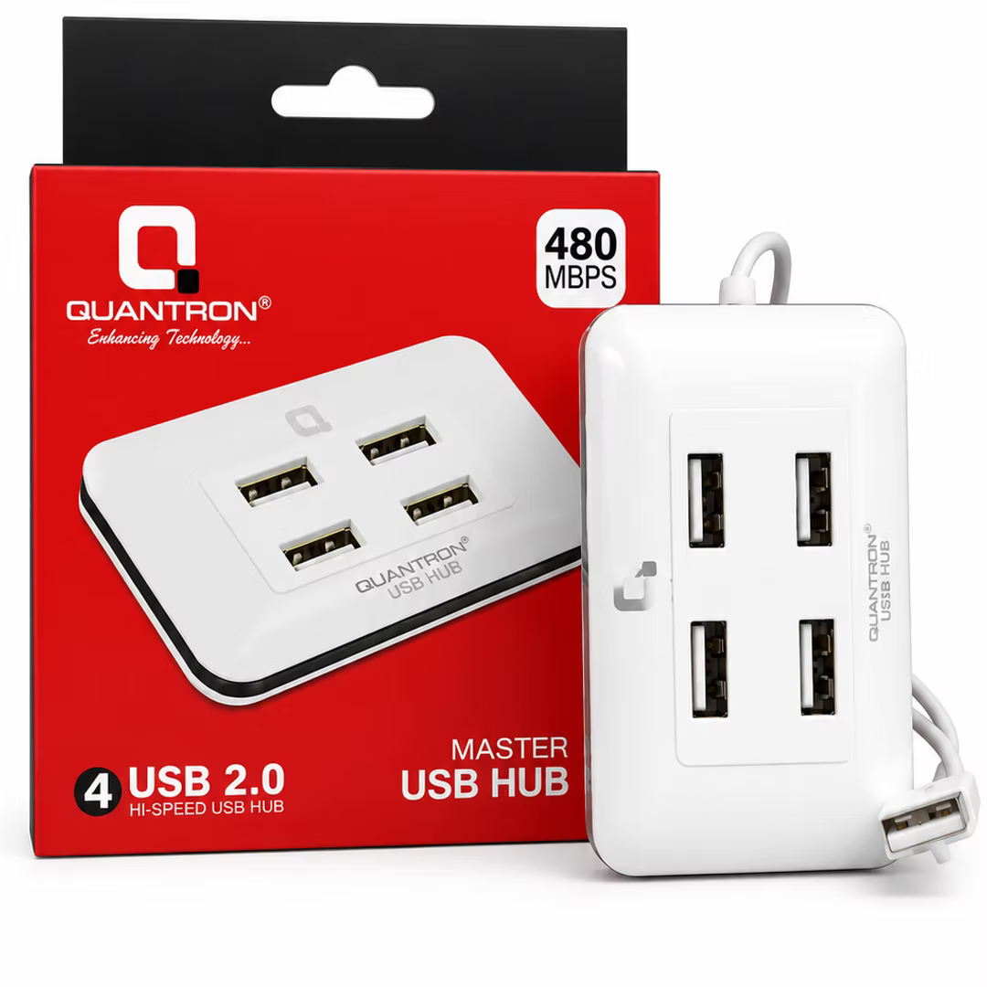 Quantron Master QUH-220 4-Port High-Speed USB 2.0 Hub